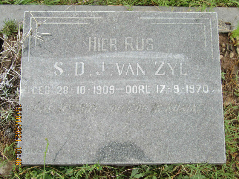 ZYL S.D.J., van 1909-1970