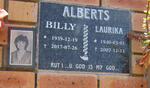 ALBERTS Billy 1939-2017 & Laurika 1940-2007