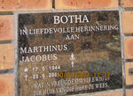 BOTHA Marthinus Jacobus 1944-200?