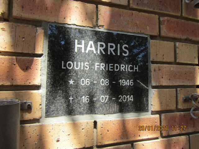 HARRIS Louis Friedrich 1946-2014