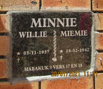 MINNIE Willie 1937- & Miemie 1942-