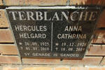 TERBLANCHE Hercules Helgard 1925-2018 & Anna Cathrina 1928-2019