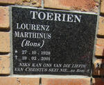 TOERIEN Lourenz Marthinus 1928-2001