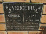 VERCUEIL George 1932-2003 & June 1935-2020
