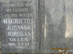 JORDAAN Magrietha Johanna 1916-1964