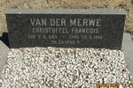 MERWE Christoffel Francois, van der 1903-1969