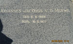 MERWE Johannes Jacobus, v.d. 1889-1977