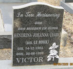 VICTOR Hendrina Johanna nee LE ROUX 1903-1999