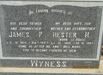 WYNESS James P. 1905-1987 & Hester H. LE ROUX 1906-1984