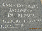 PLESSIS Anna Cornelia Jacomina, du 1955-