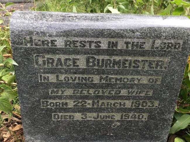 BURMEISTER Grace 1903-1940
