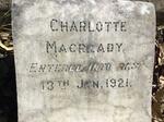 MACREADY Charlotte -1921