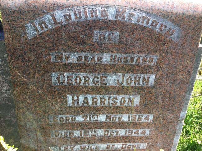 HARRISON George John 1864-1944