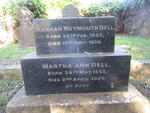 DELL Hannah Weymouth 1853-1939 :: DELL Martha Ann 1855-1929
