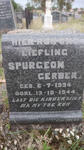 GERBER Spurgeon 1934-1944 