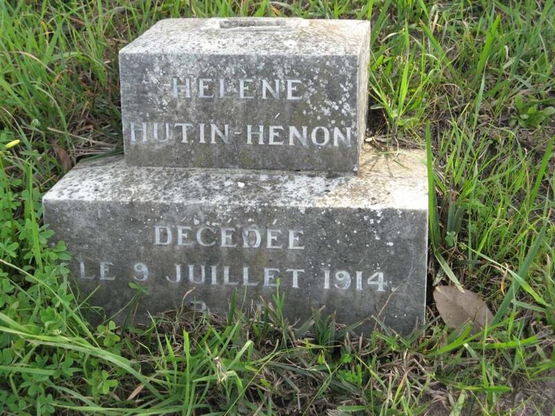 HENON Helene, HUTIN -1914