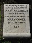 CAVANAGH Mary -1908 :: COOKE Mary -1959