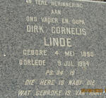 LINDE Dirk Cornelis 1890-1984 & Ida 1905-1981