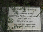 JAARSVELD Christina Alida, van 1891-1909