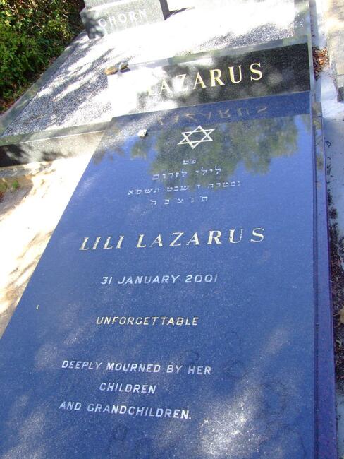 LAZARUS Lili -2001