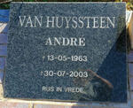 HUYSSTEEN Eusebius André, van 1963-2003