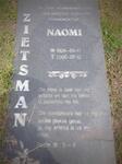ZIETSMAN Naomi 1924-2000