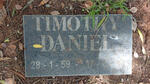 DANIEL Timothy 1959-1999