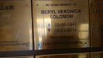 SOLOMON Beryl Veronica 1941-2014