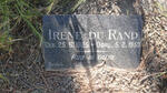 RAND Irene, du 1925-1959