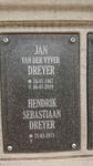 DREYER Jan van der Vyver 1967-2019 :: DREYER Hendrik Sebastiaan 1973-