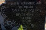 HEYDENRYCH Anna Magdalena nee LE ROUX -1919
