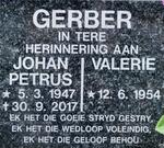 GERBER Johan Petrus 1947-2017 & 1954-