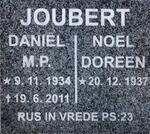 JOUBERT Daniel M.P. 1934-2011 & Noel Doreen 1937-