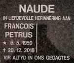 NAUDE Francois Petrus 1959-2018