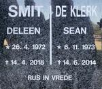 SMIT Deleen 1972-2018 :: DE KLERK Sean 1973-2014
