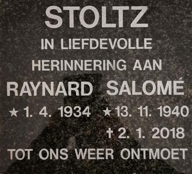 STOLTZ Raynard 1934- & Salome 1940-2018