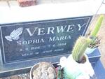 VERWEY Sophia Maria 1906-1994