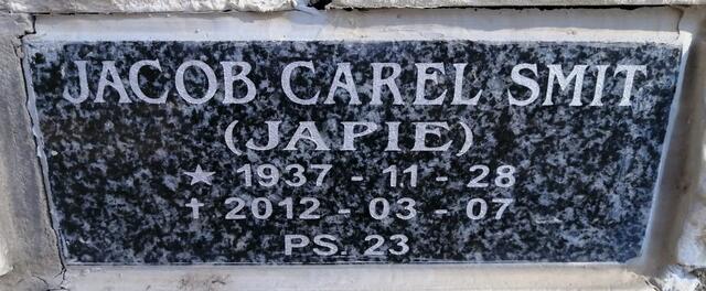 SMIT Jacob Carel 1937-2012
