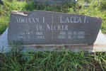 NECKER Adriaan F., de 1921-1993 & Lacea F. 1922-1995