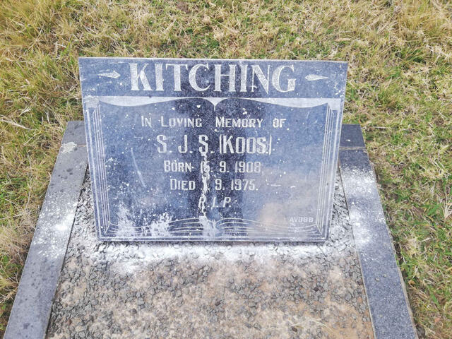 KITCHING S.J.S. 1908-1975