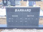 BARNARD Adam 1914-1988 & Bettie 1914-