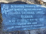 BEKKER Johanna Cathrina 1920-1981