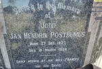 POSTHUMUS Jan Hendrik 1927-1968