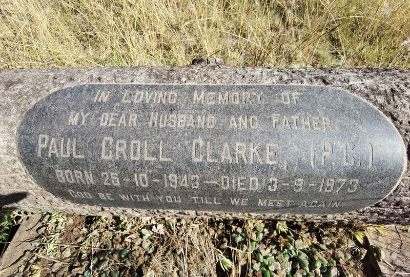 CLARKE Paul Croll 1943-1973