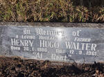 WALTER Henry Hugo 1908-1961