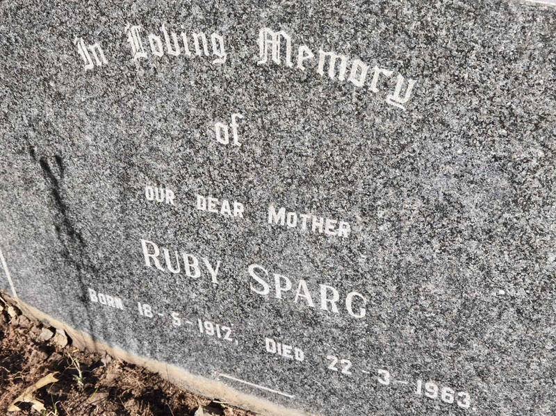 SPARG Ruby 1912-1963
