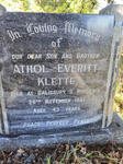 KLETTE Athol Everitt -1951
