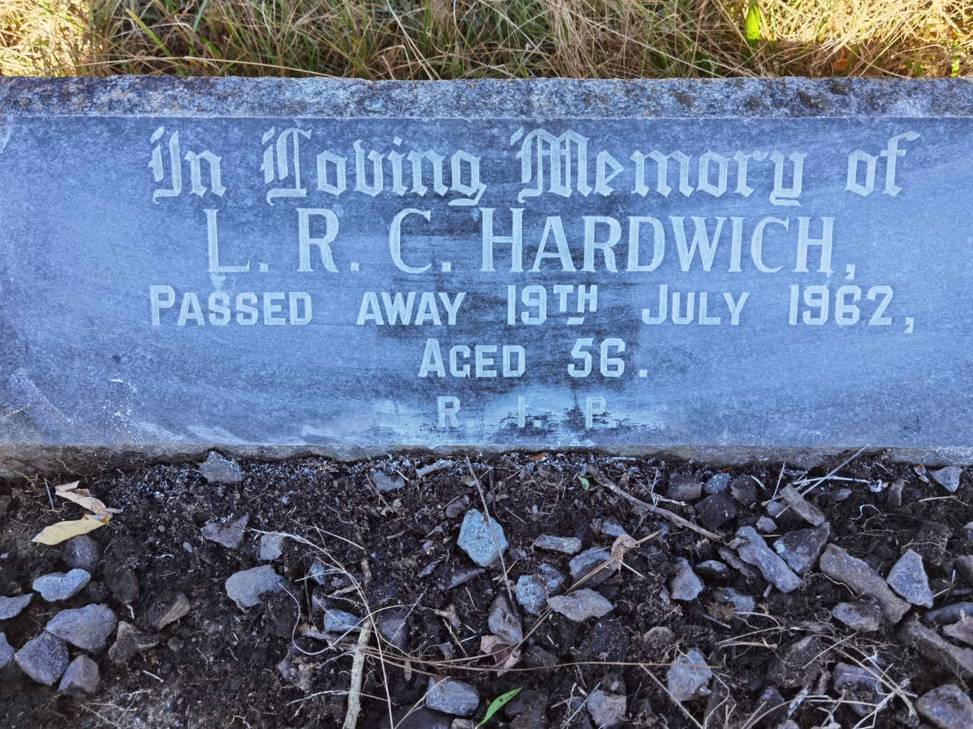 HARDWICH L.R.C. -1962