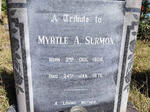 SURMON Myrtle A. 1906-1975