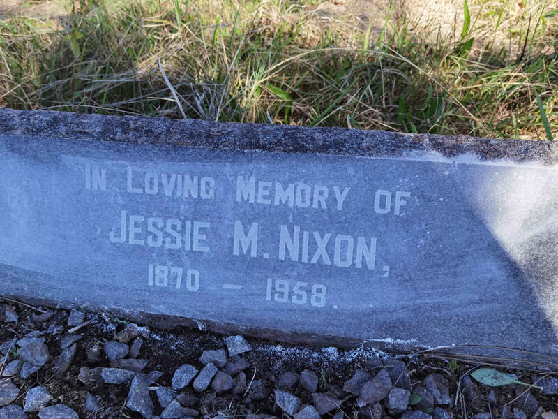 NIXON Jessie M. 1870-1958
